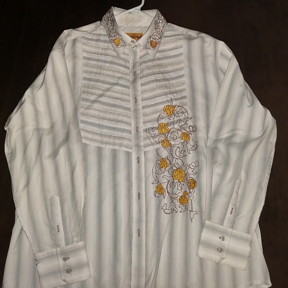 Men's detail button down